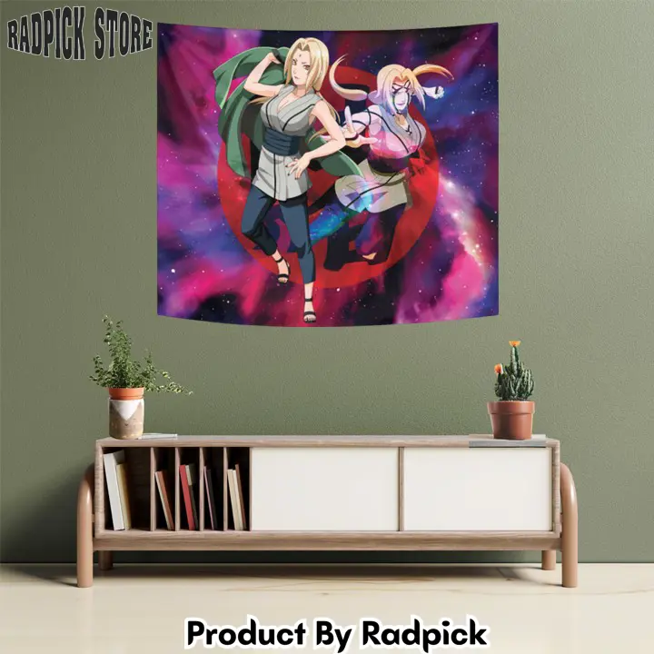 Tsunade tapestry custom galaxy anime wall decor  rp5947043